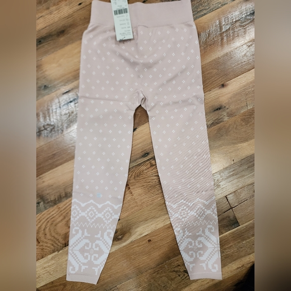 NWT Sweaty Betty Fair Isle Base Layer Leggings seamless soft - Picture 2 of 5